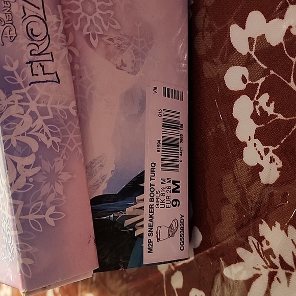 Girls size 9M sneaker boot Disney Frozen - Picture 10 of 11